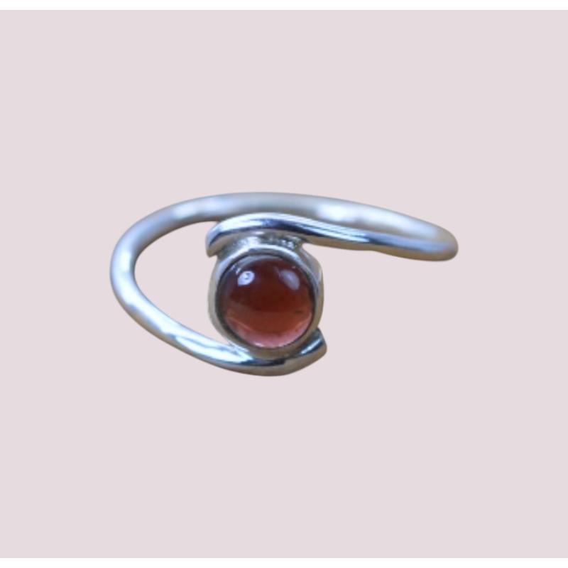 925 Silver Gemstone Side Ring